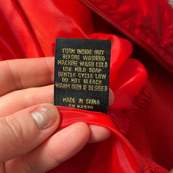 NWT SOHO BABE LOVE | Red Zip Up Bomber Jacket | Women's 2XL - Picture 9 of 11